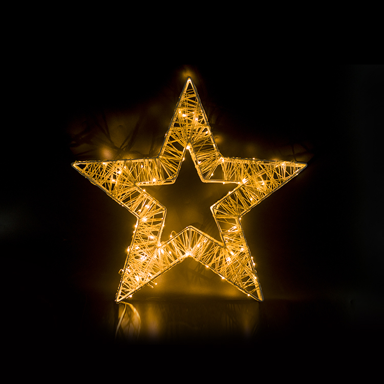 Christmas Lights Outdoor - LED Fünfzackiger Stern Außenbeleuchtung IP65 Wasserdichte