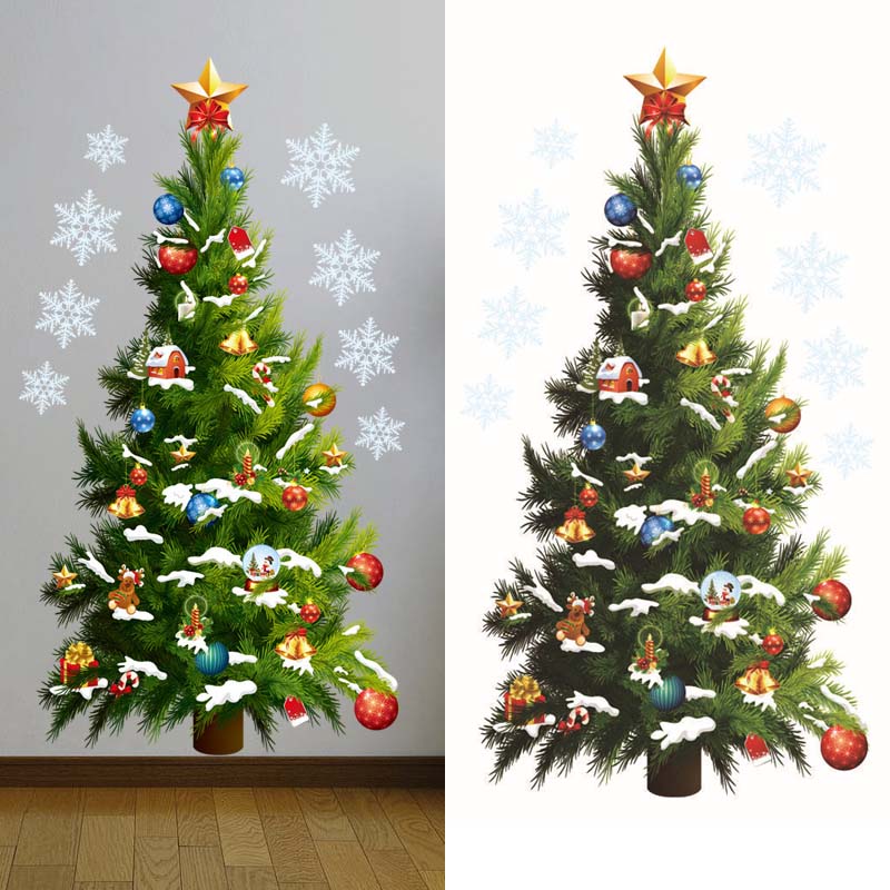 Snowflake Window Decal - Weihnachten Baum Wand Aufkleber Glas Aufkleber