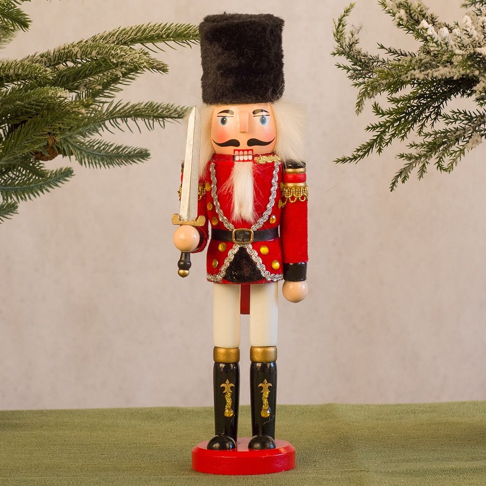 Nutcracker Figurine - Frohe Weihnachten Vintage Weihnachten Nussknacker Handwerk