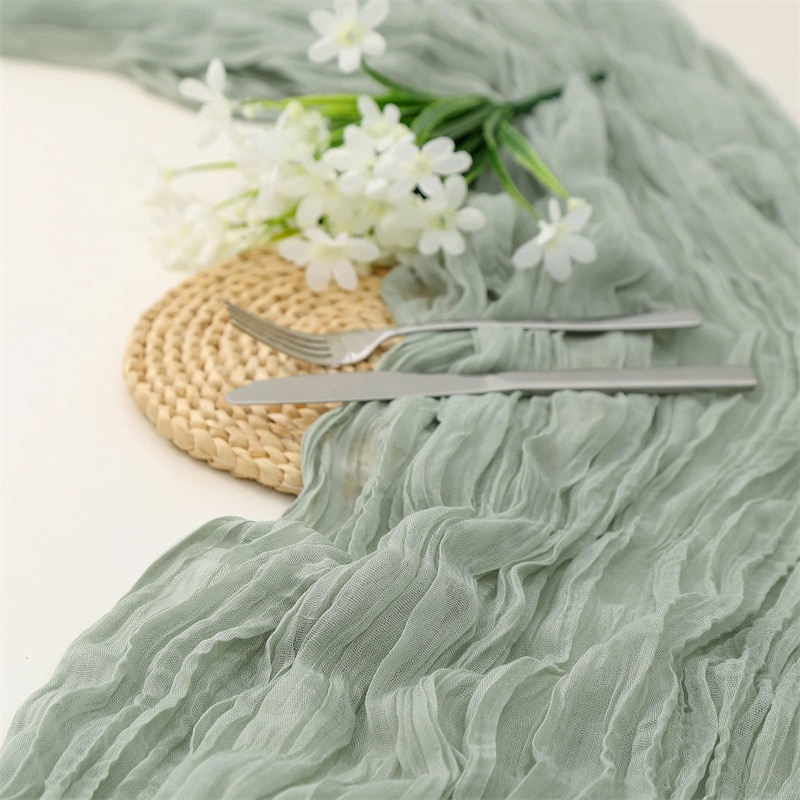 Christmas Table Runner - Semi-schiere Gaze Hochzeits feier Weihnachts bankette