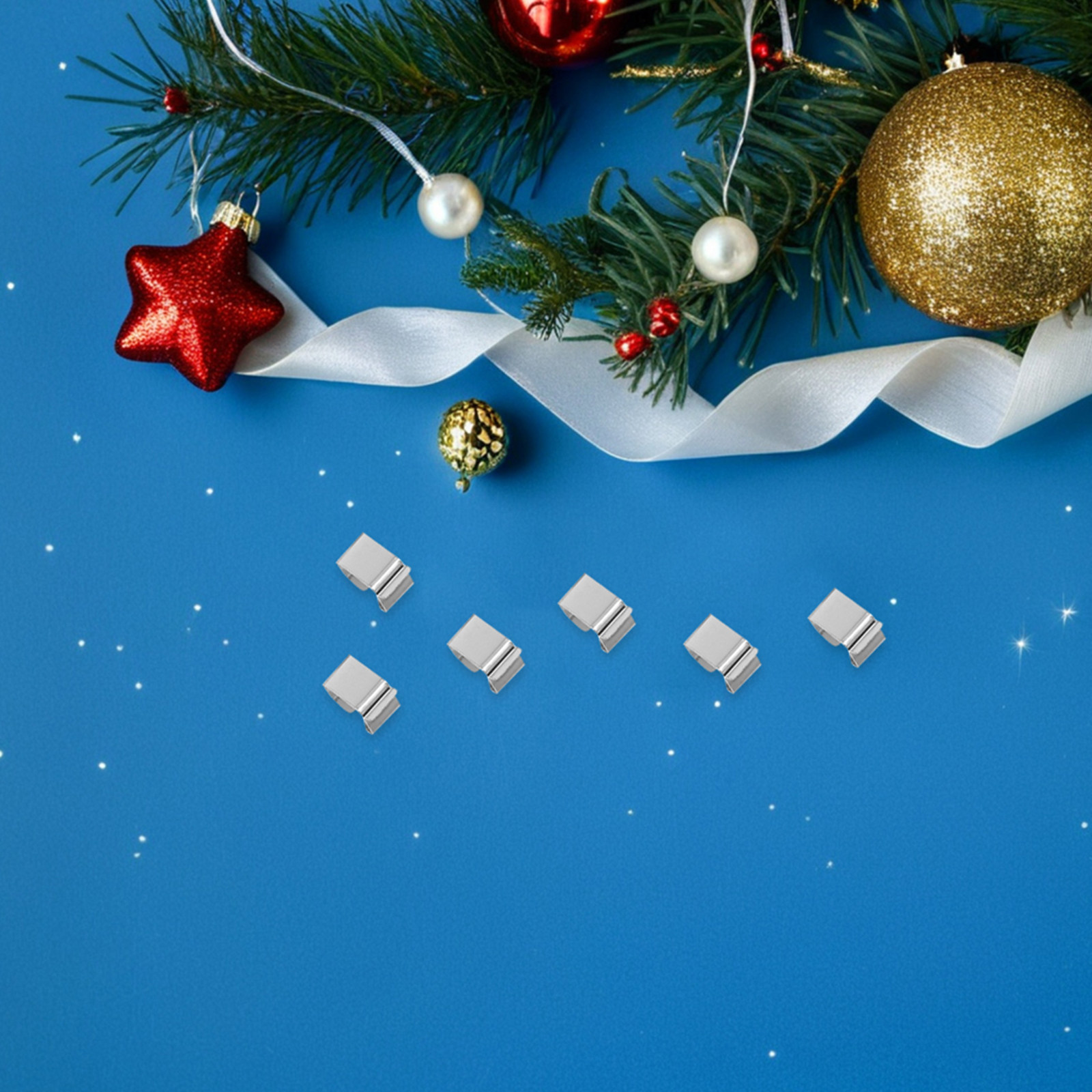 Christmas Lights Outdoor - 200 Stück Dachrinnen-Clips, Haken für Lichterketten