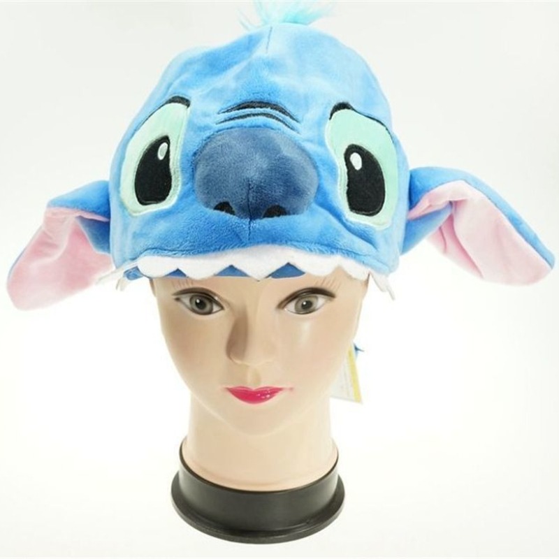 Santa Hat Plush - Cartoon Anime Stich Plüsch Hut Winnie