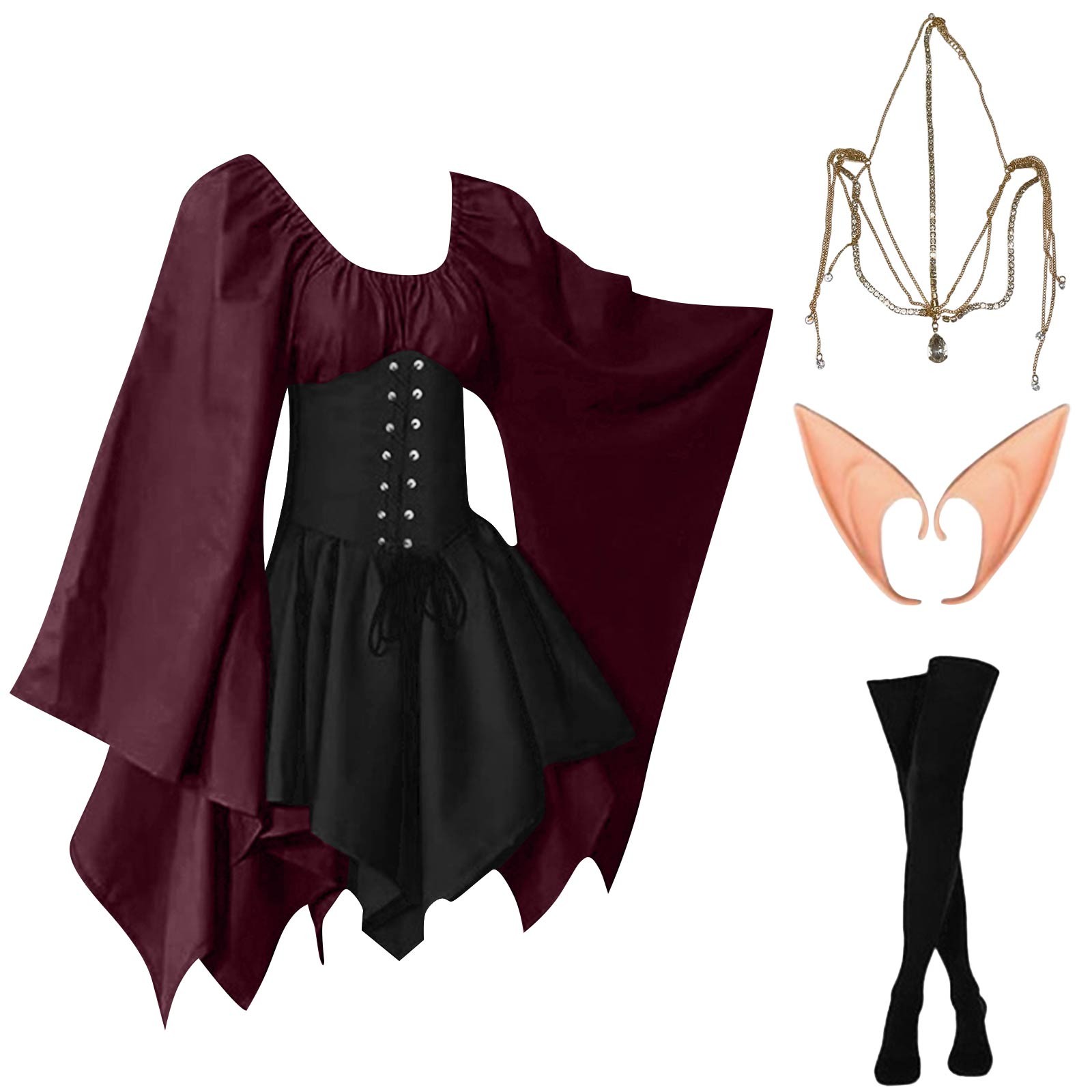 Halloween Cosplay Palace Victo – Elf Costume Christmas Bewertung und Preis