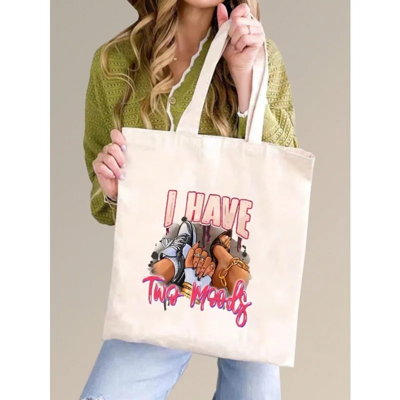 ROMWE Kawaii Canvas-Umhängetas – Ribbon Bow Gift Bewertung und Preis