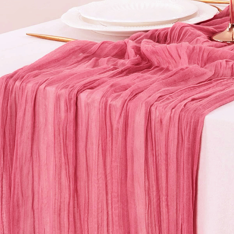 Roter Tischläufer aus Gaze, Ho – Christmas Table Runner Bewertung und Preis