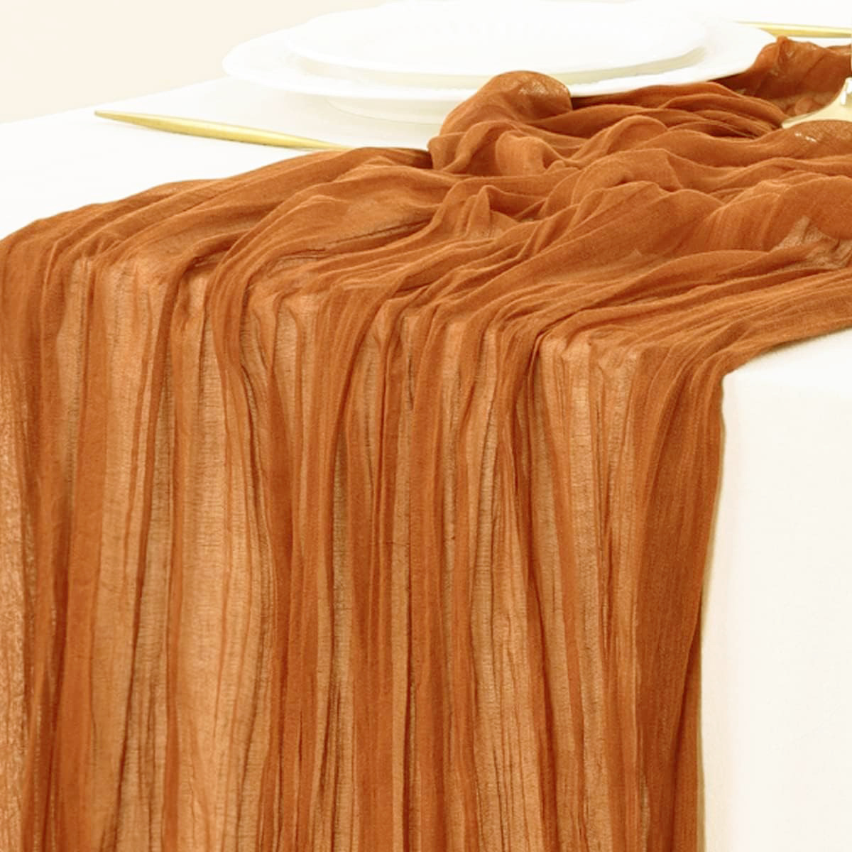 Roter Tischläufer aus Gaze, Ho – Christmas Table Runner Bewertung und Preis