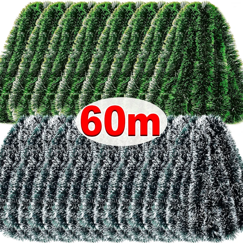 60/4 m Weihnachten Lametta Bän – Tinsel Garland Decoration Bewertung und Preis