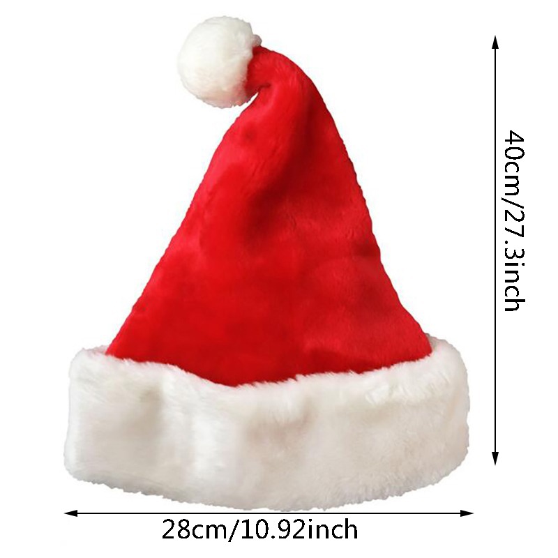 Weihnachtsmannmütze, lange Plü – Santa Hat Plush Bewertung und Preis