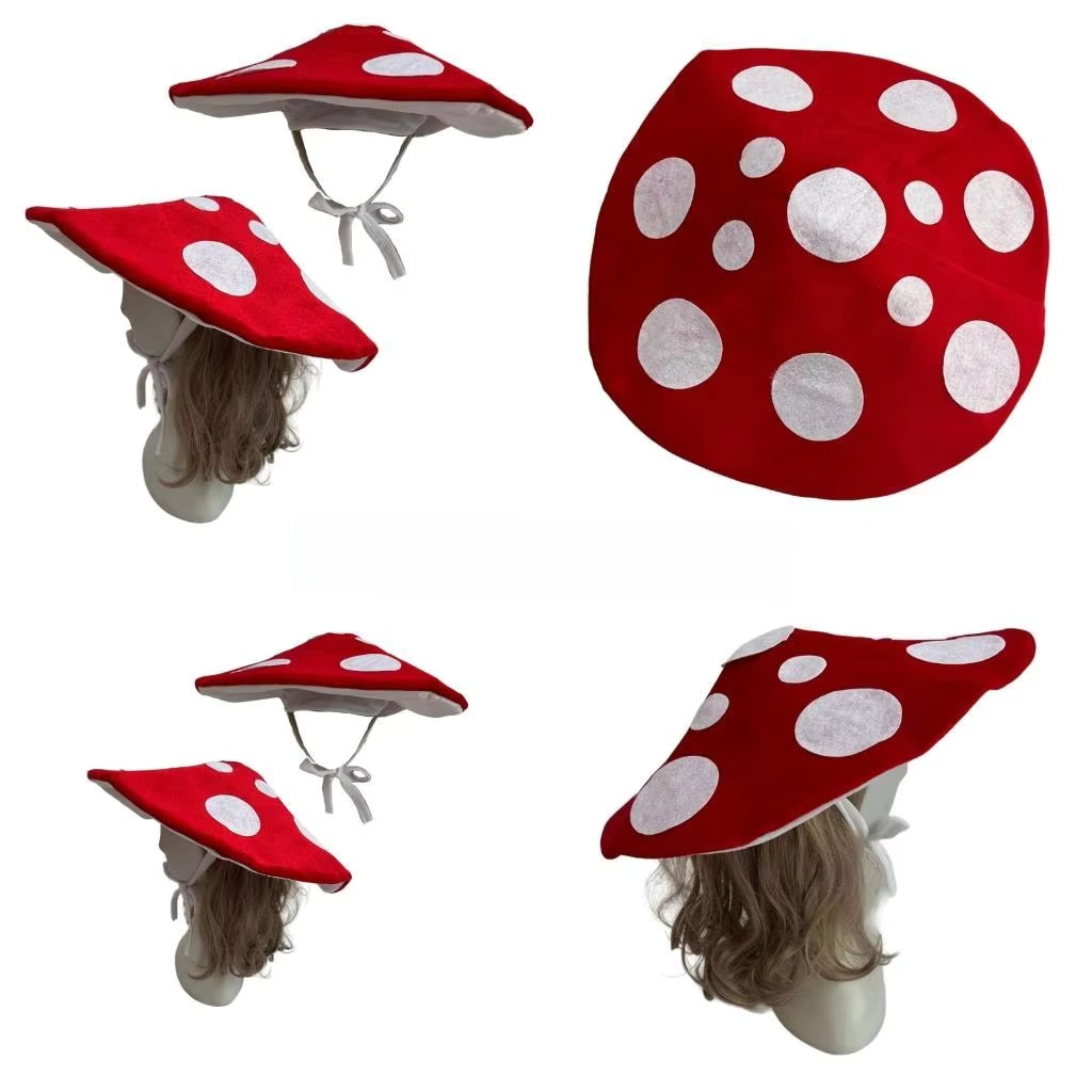 Pilzhut für Halloween-Kostüme, – Santa Hat Plush Bewertung und Preis