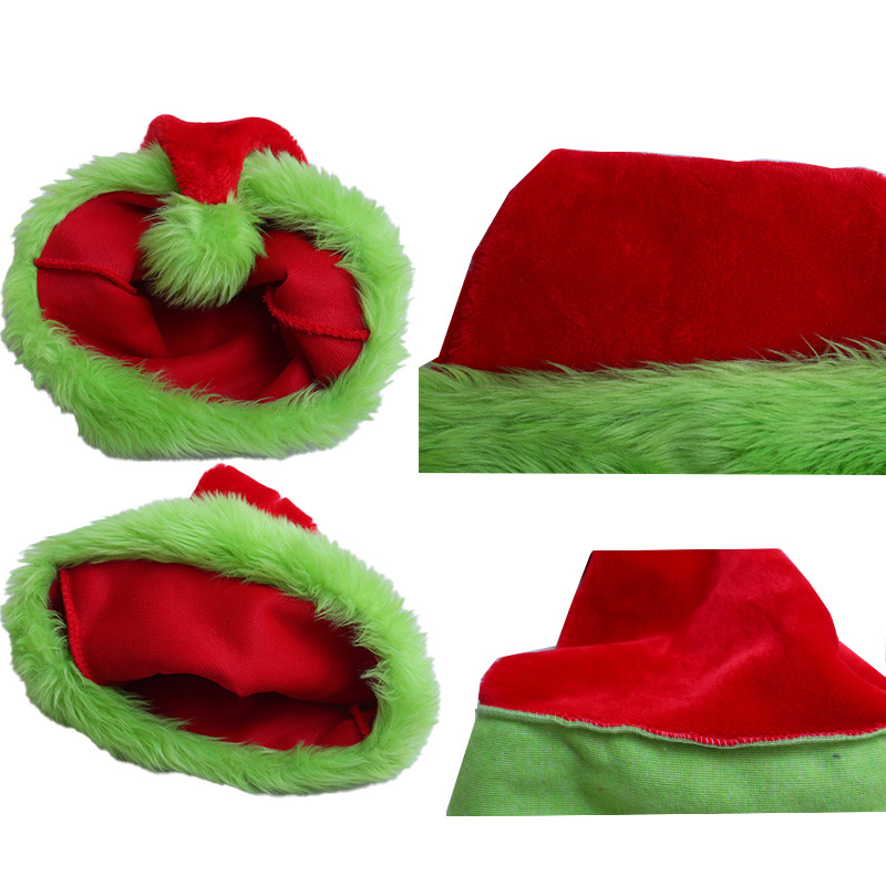 1 Stück, Weihnachtsmannmütze,  – Santa Hat Plush Bewertung und Preis