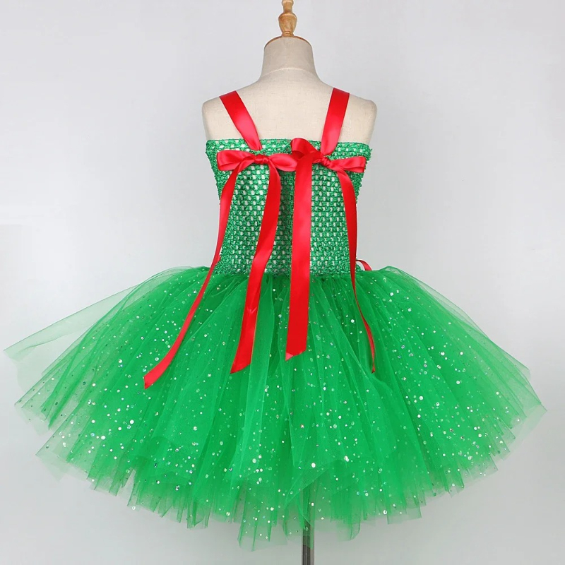 Glitzerndes Mädchen-Weihnachts – Elf Costume Christmas Bewertung und Preis