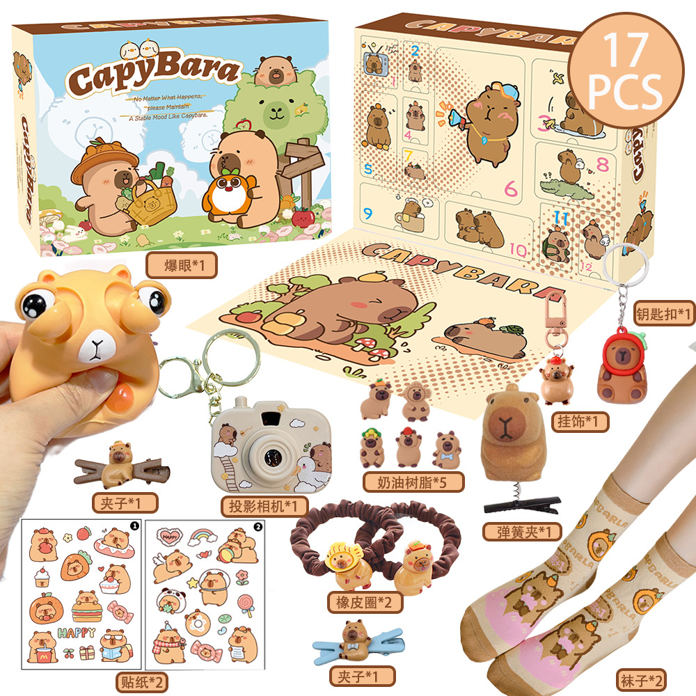 Neue Capybara Thema Weihnachte – Advent Calendar Gift Bewertung und Preis