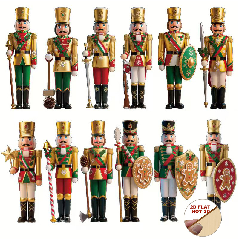 2D Flache 12-teilige Holz-Nuss – Nutcracker Figurine Bewertung und Preis
