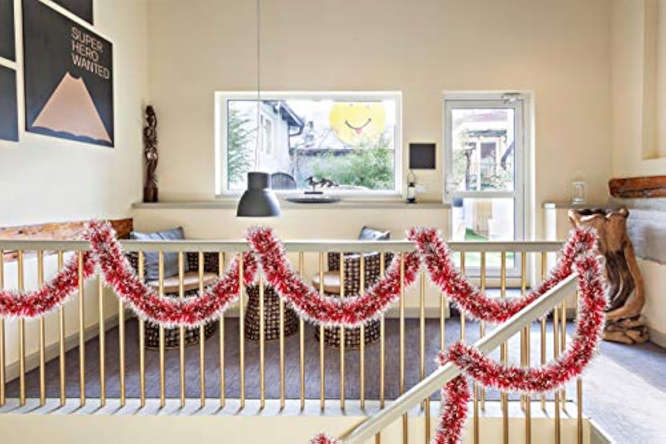 2M Weihnachten Metallic Stream – Tinsel Garland Decoration Bewertung und Preis