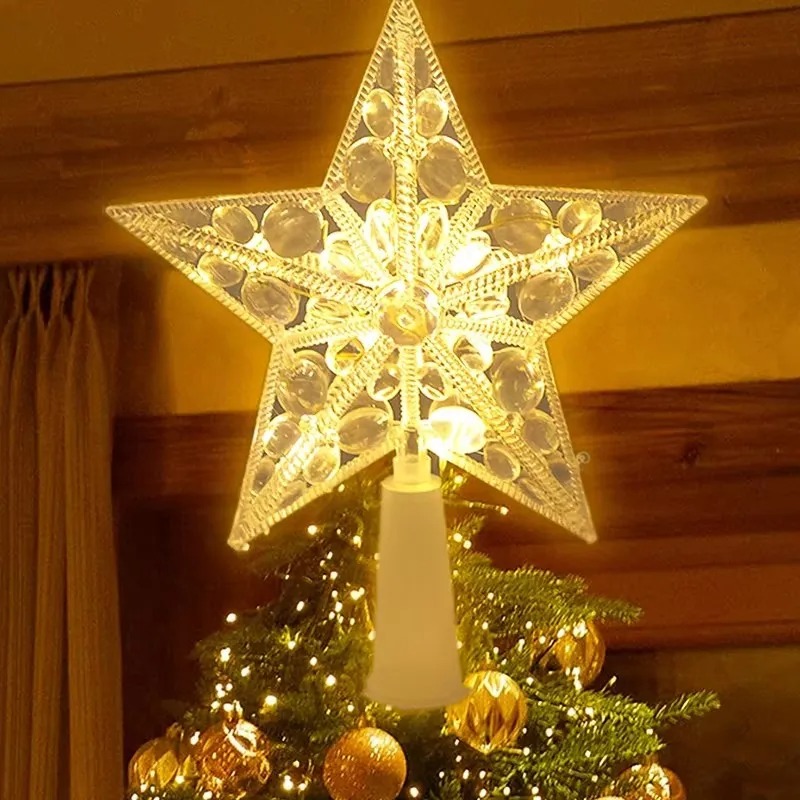 Leuchtender Weihnachtsbaumspit – Star Tree Topper Bewertung und Preis