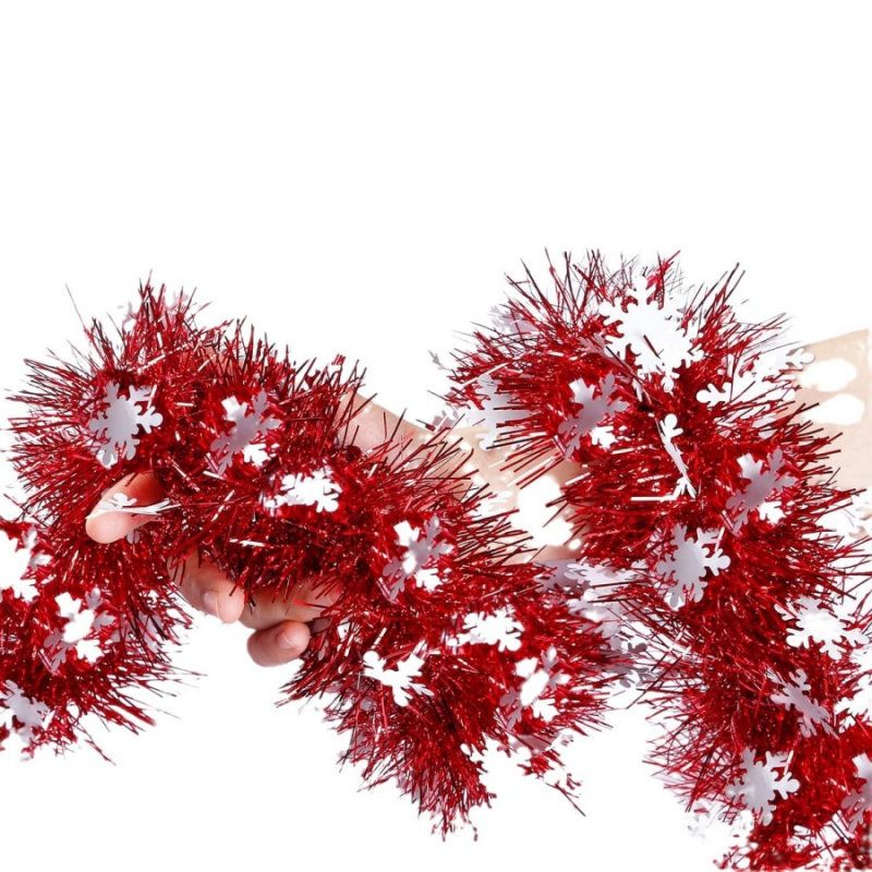 1pc Weihnachten Lametta Schnee – Tinsel Garland Decoration Bewertung und Preis