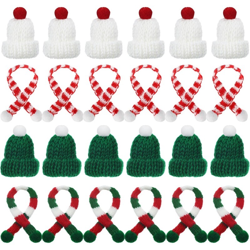 5/10Pcs Weihnachten Dekoration – Santa Hat Plush Bewertung und Preis