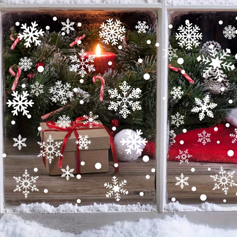 137 Stück statische Aufkleber  – Snowflake Window Decal Bewertung und Preis