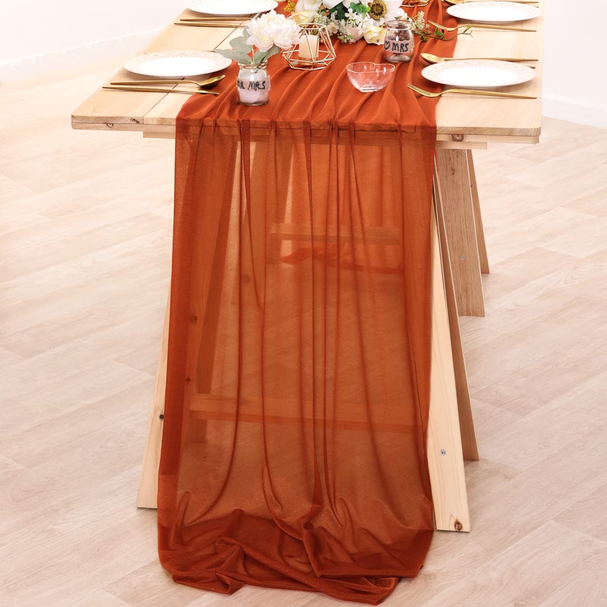 Chiffon-Tischläufer, nackt, tr – Christmas Table Runner Bewertung und Preis