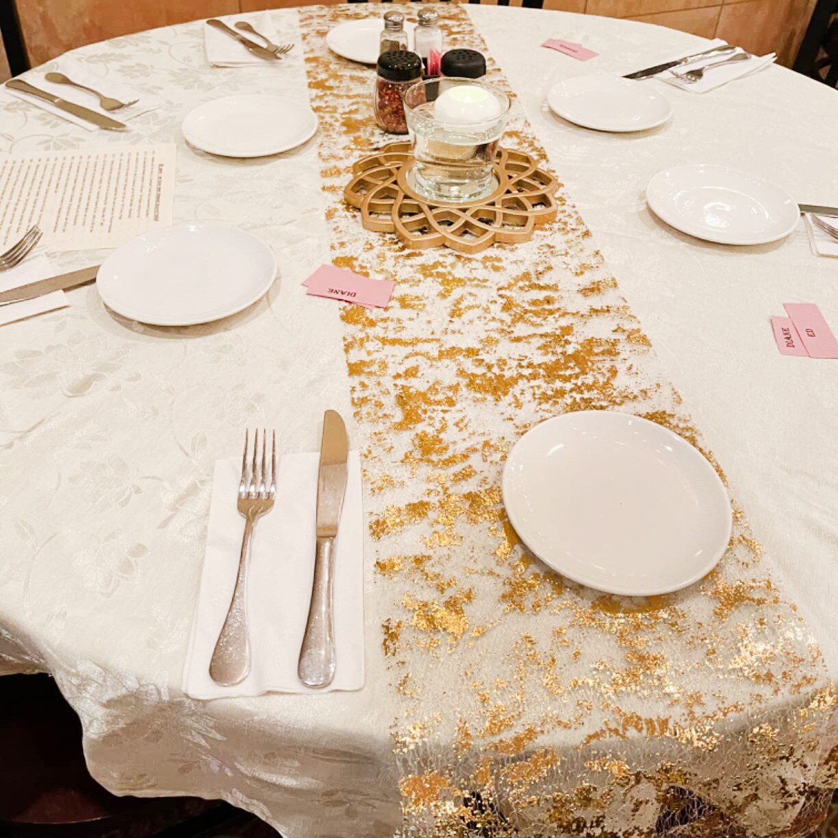 Funkeln Metallic Gold dünne Ti – Christmas Table Runner Bewertung und Preis