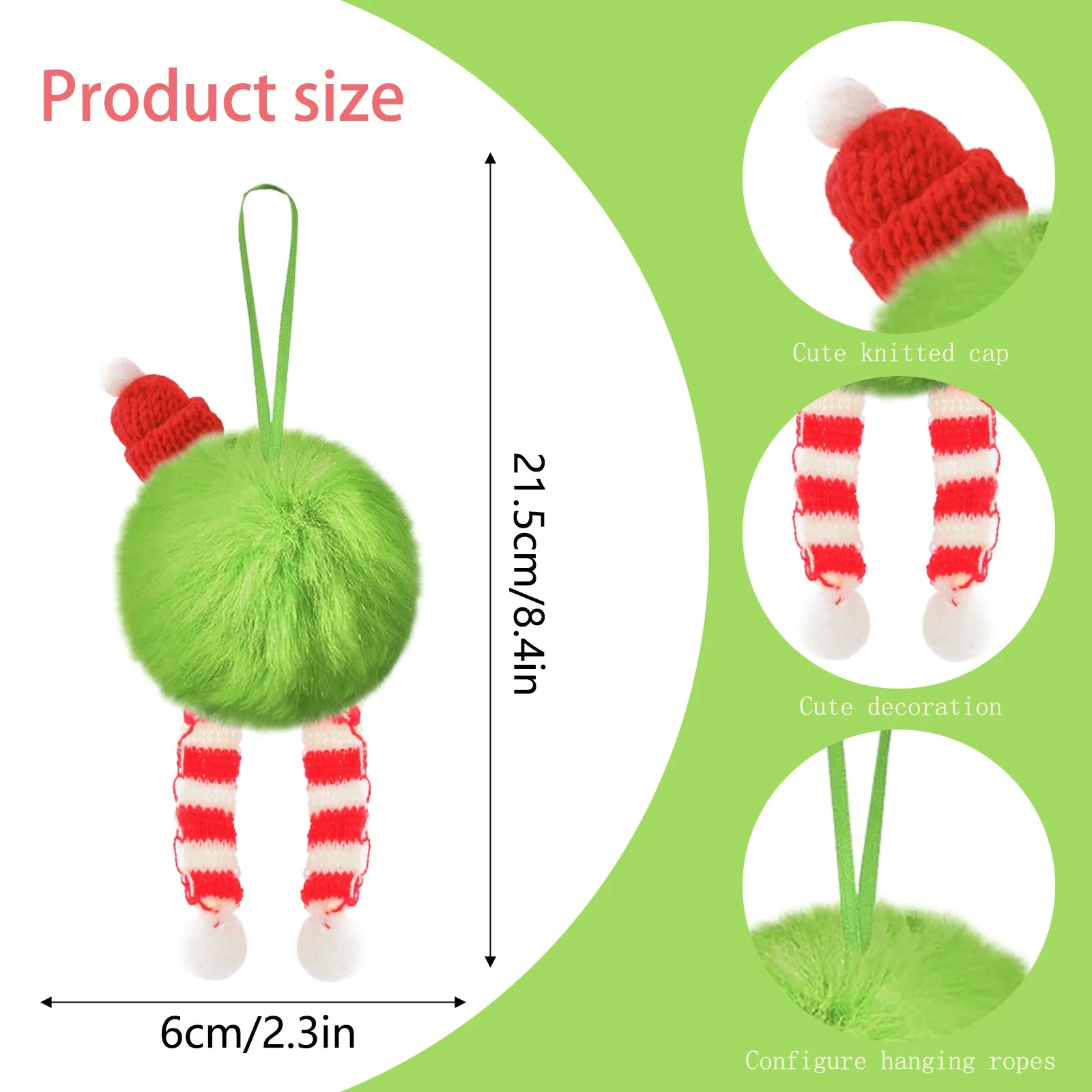 Weihnachten grün lange Plüschb – Santa Hat Plush Bewertung und Preis