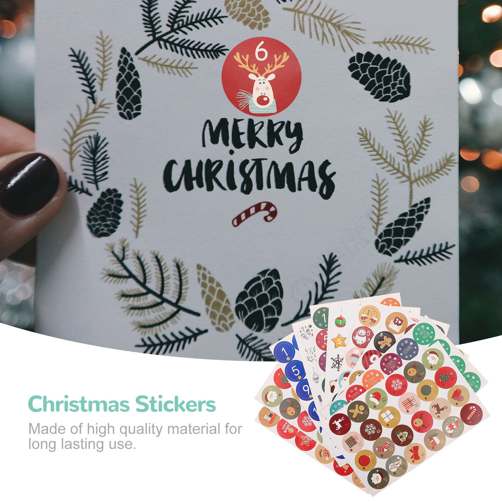 10 Blatt Weihnachtsdekoration, – Advent Calendar Gift Bewertung und Preis
