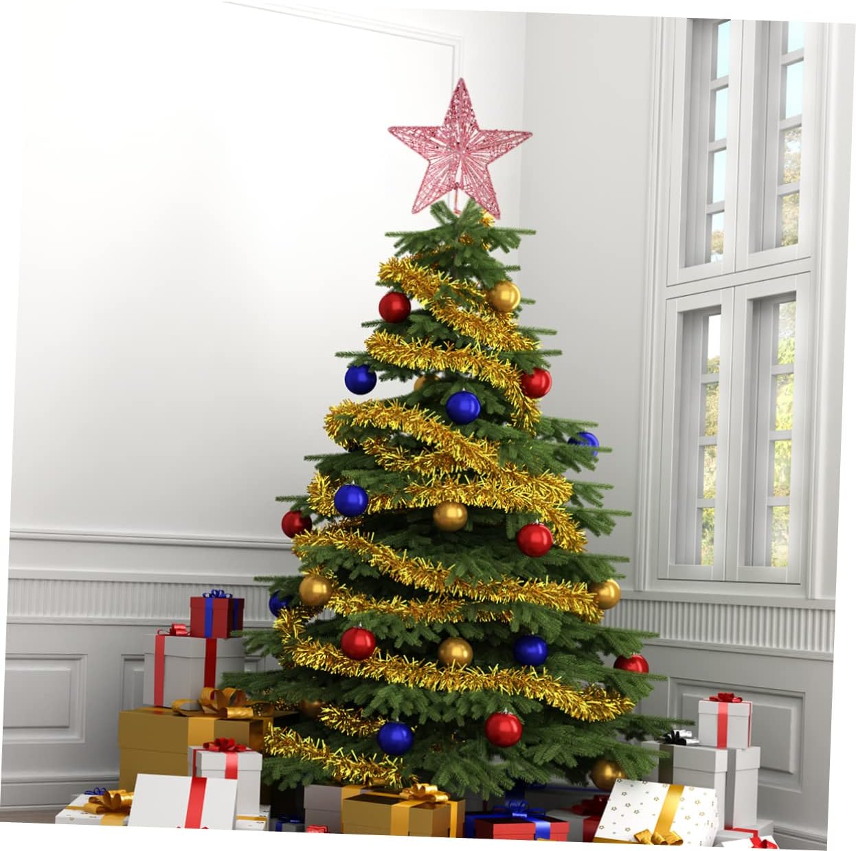 20 Weihnachtsbaumspitze Stern  – Star Tree Topper Bewertung und Preis