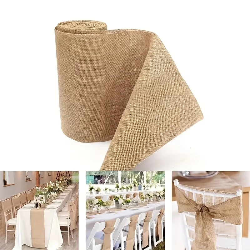 Neues Design Beige Jute-Rolle  – Christmas Table Runner Bewertung und Preis