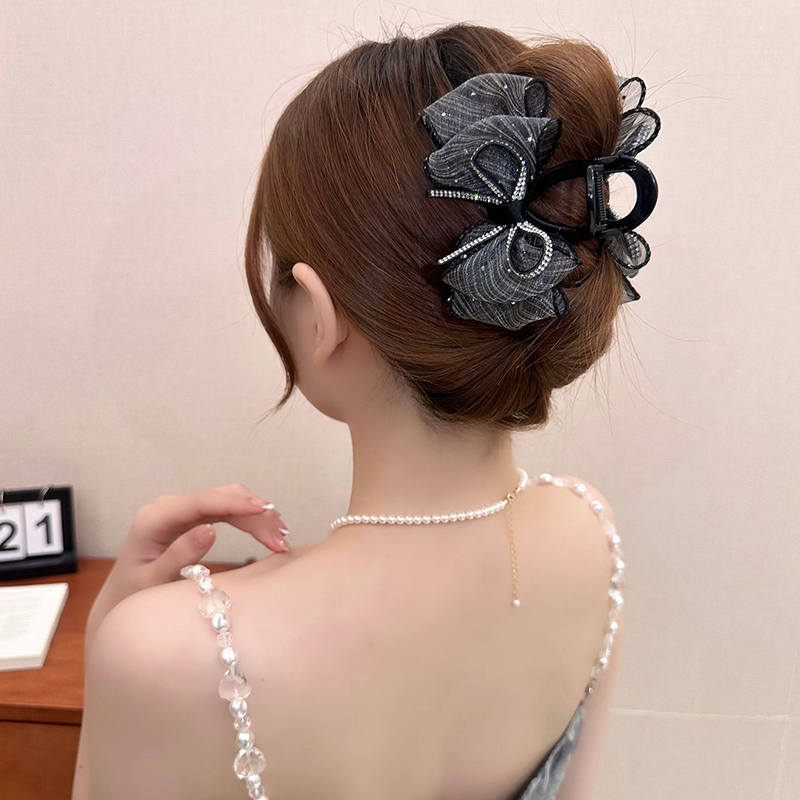 Neue Elegante Netz-Haarspangen – Ribbon Bow Gift Bewertung und Preis