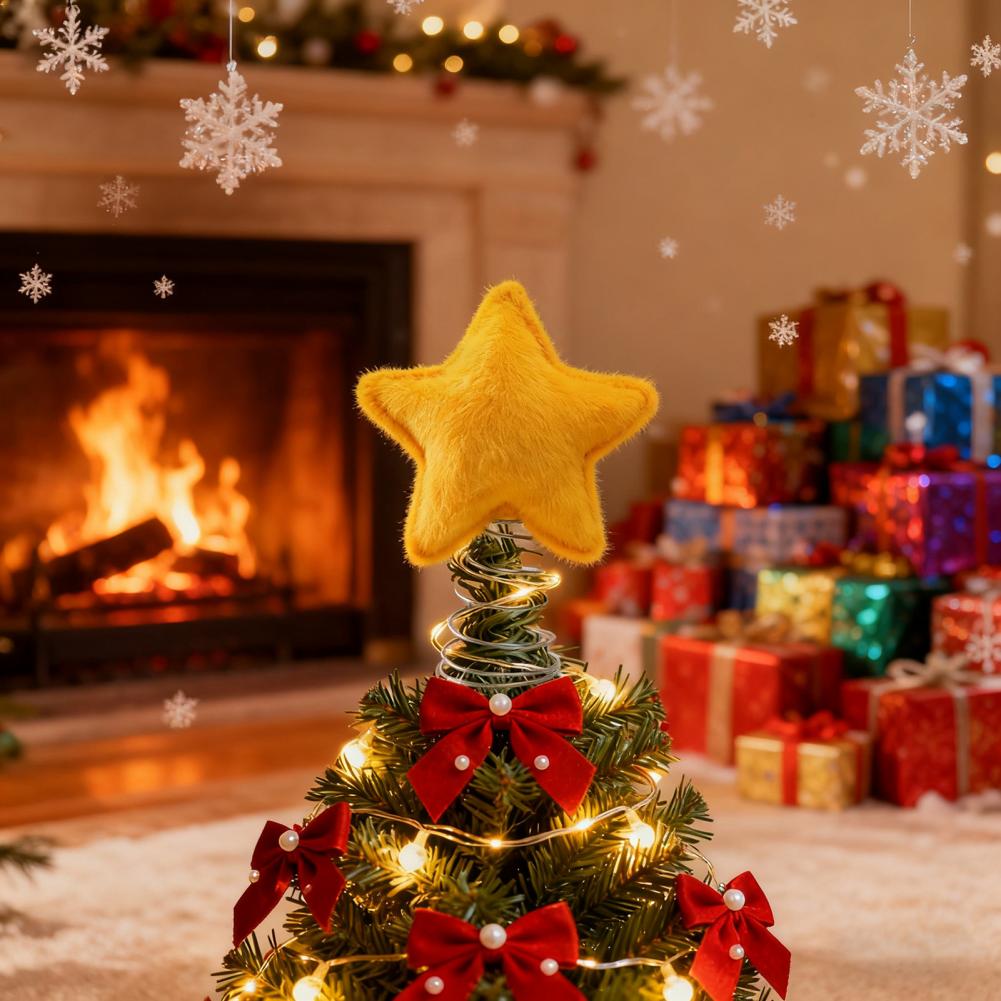 Plüsch-Stern-Baumspitze, Plüsc – Star Tree Topper Bewertung und Preis