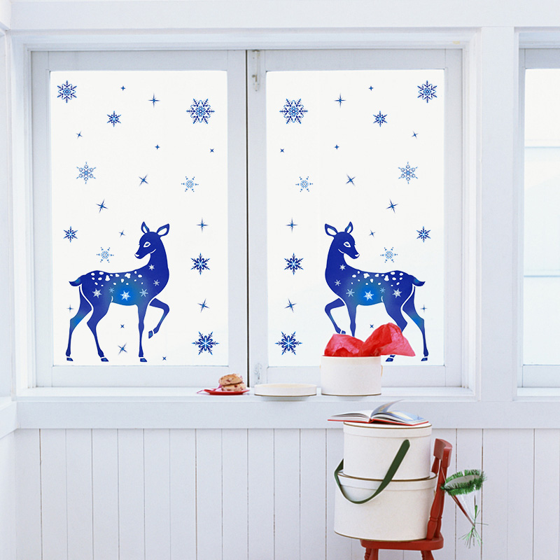 Weihnachts-Fensteraufkleber, E – Snowflake Window Decal Bewertung und Preis