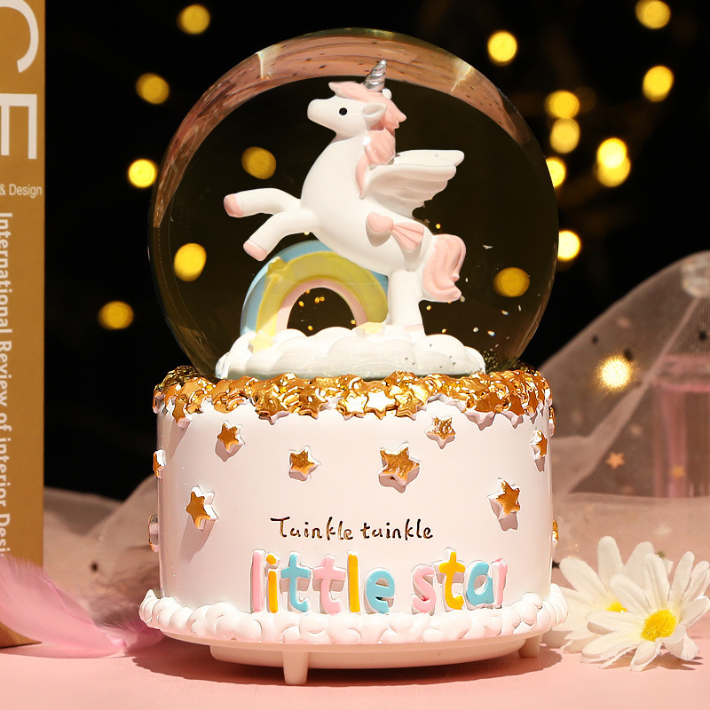 Neue Kristallkugel Spieluhr Mä – Snow Globe Musical Bewertung und Preis